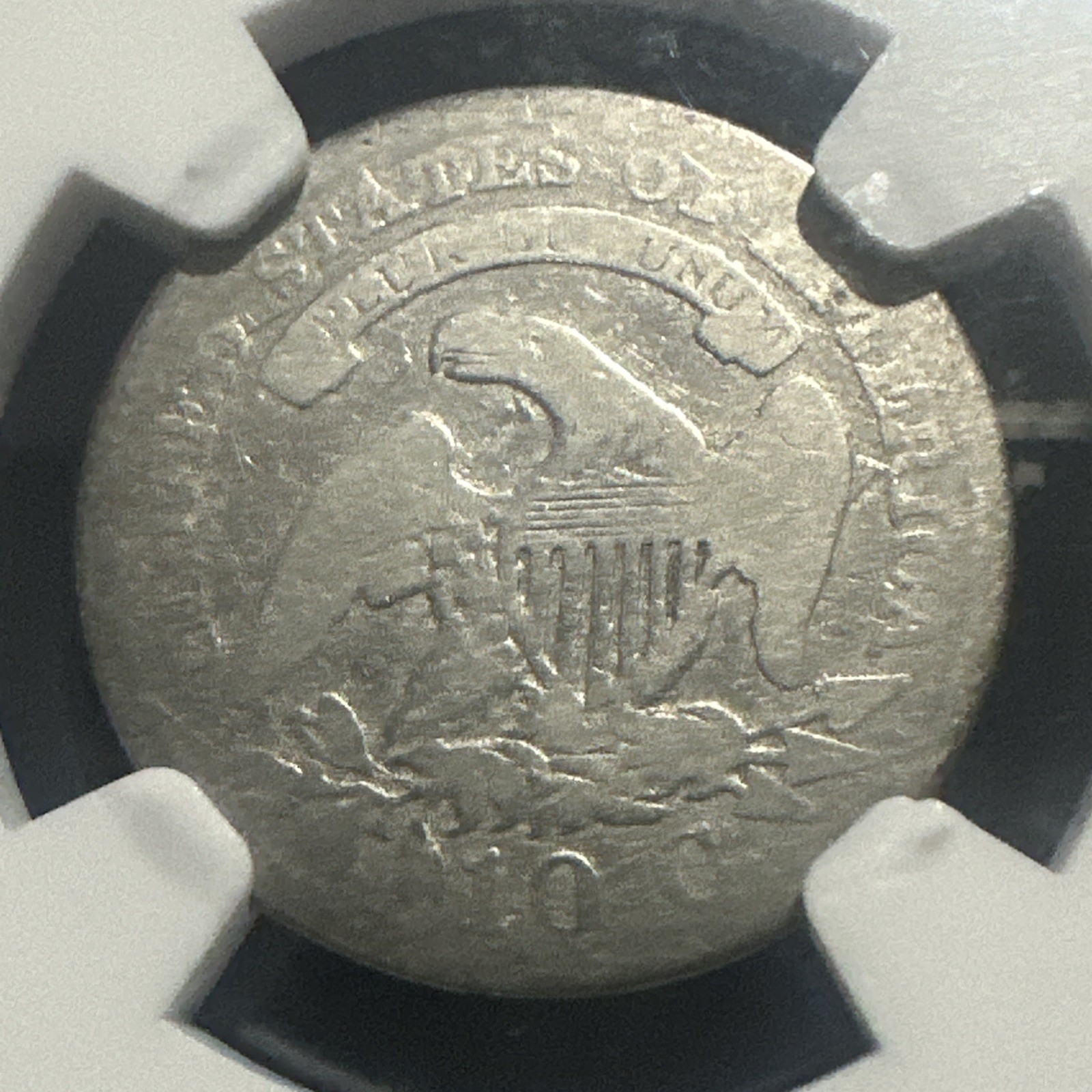 1827 Capped Bust Dime 10c, AG Details Highly Collectible