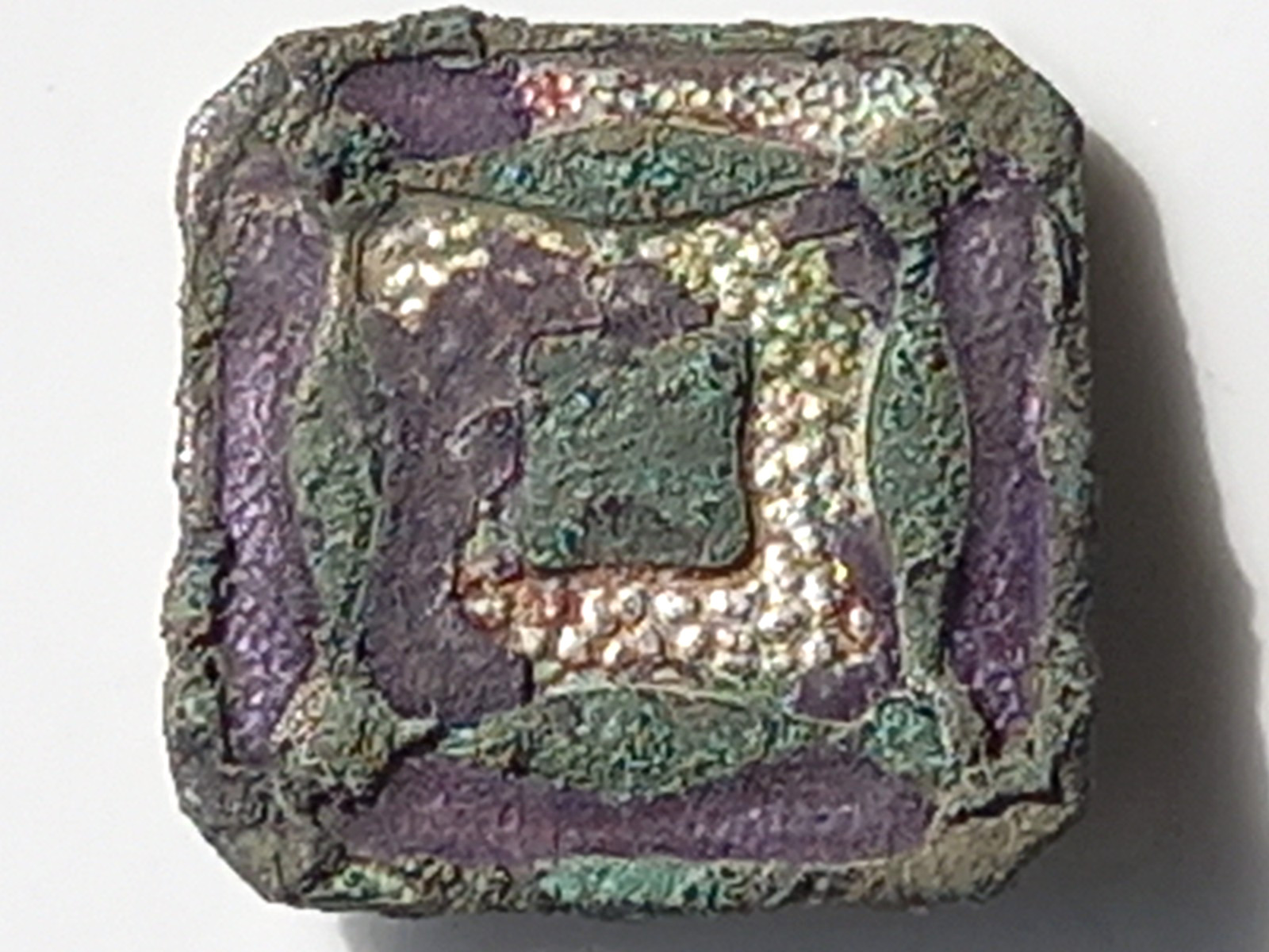 Medieval Enamelled Harness Mount Stud Champleve Glass Inlay 13th-14thC Knightly