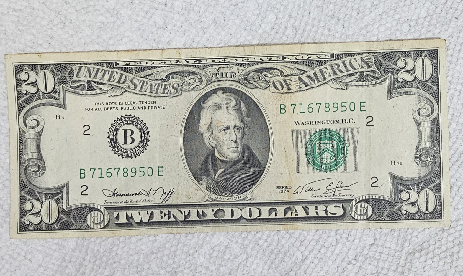 1974 $20 Bill