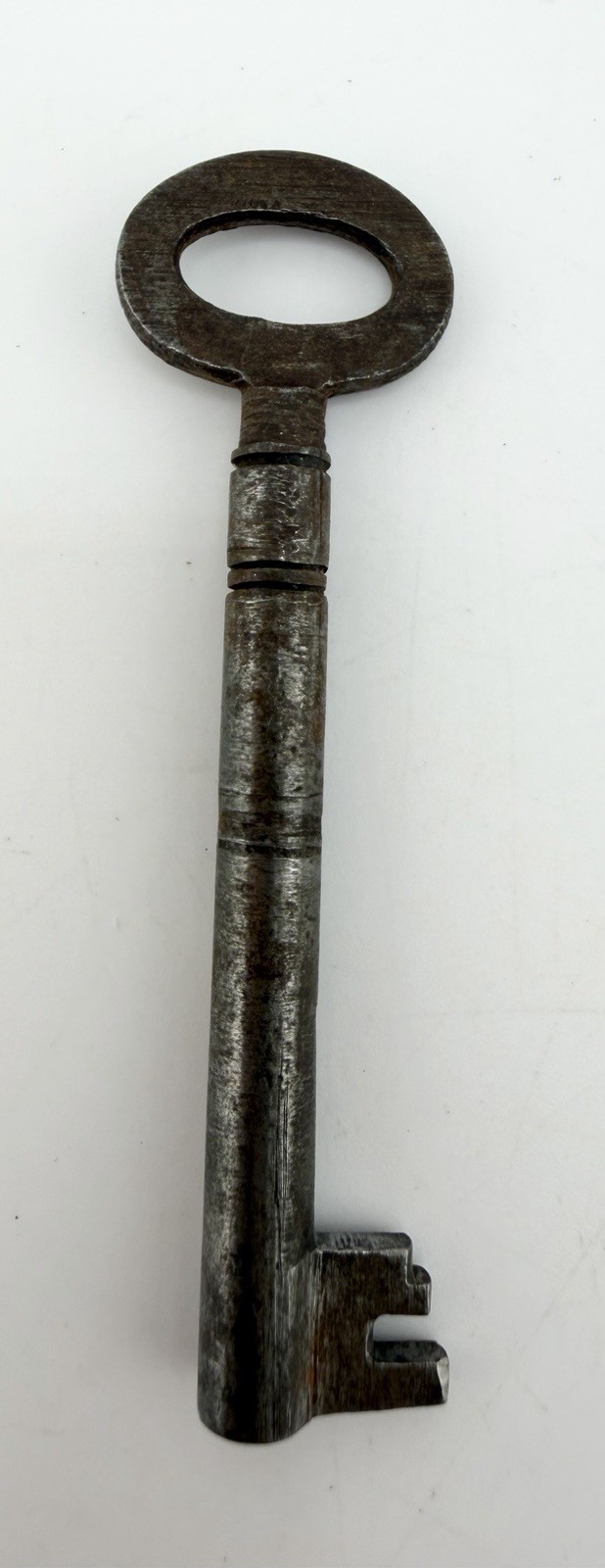 Antique Fancy Ornate Barrel Metal Steel Skeleton Key 2.75”