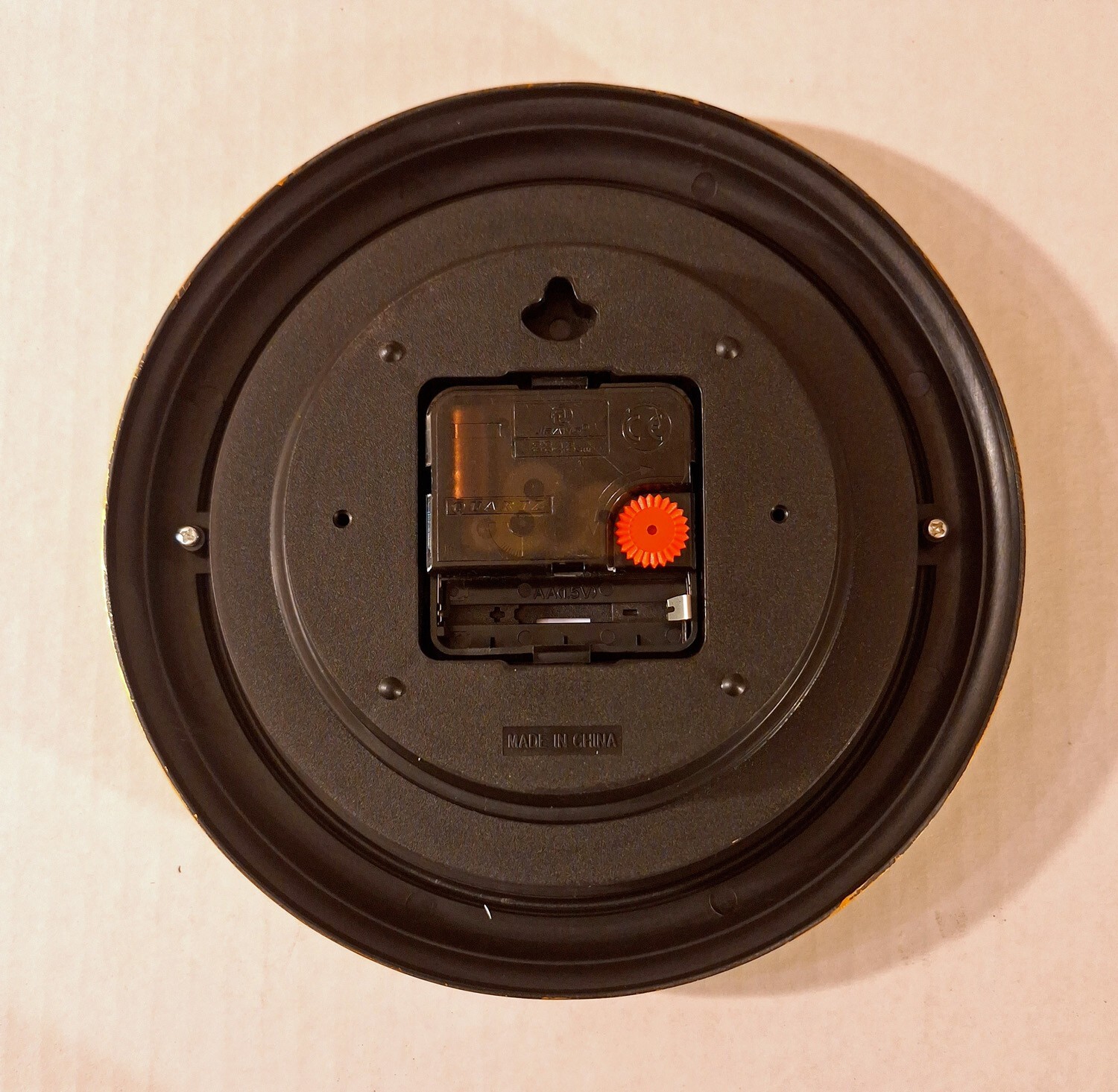 Old Antique Radio Style Zenith Black Dial Magic Tuning Eye Vintage Wall Clock