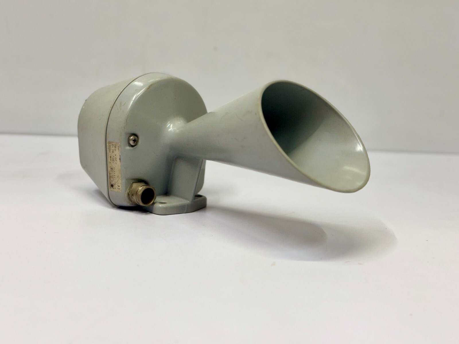 Authentic J. Auer HTG Ship Horn Vintage 120V Aluminum Electric Signal Equipment